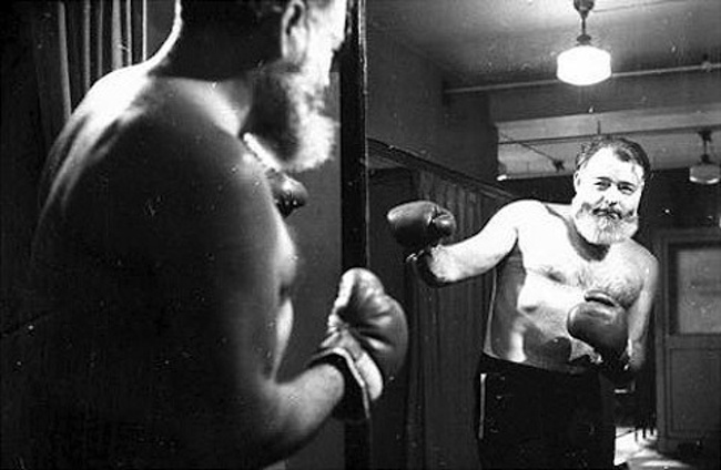 Image result for ernest hemingway boxing