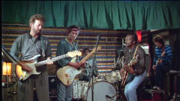 Chuck Berry Jams Out “Johnny B. Goode” with Eric Clapton, Keith Richards, John Lennon & Bruce Springsteen