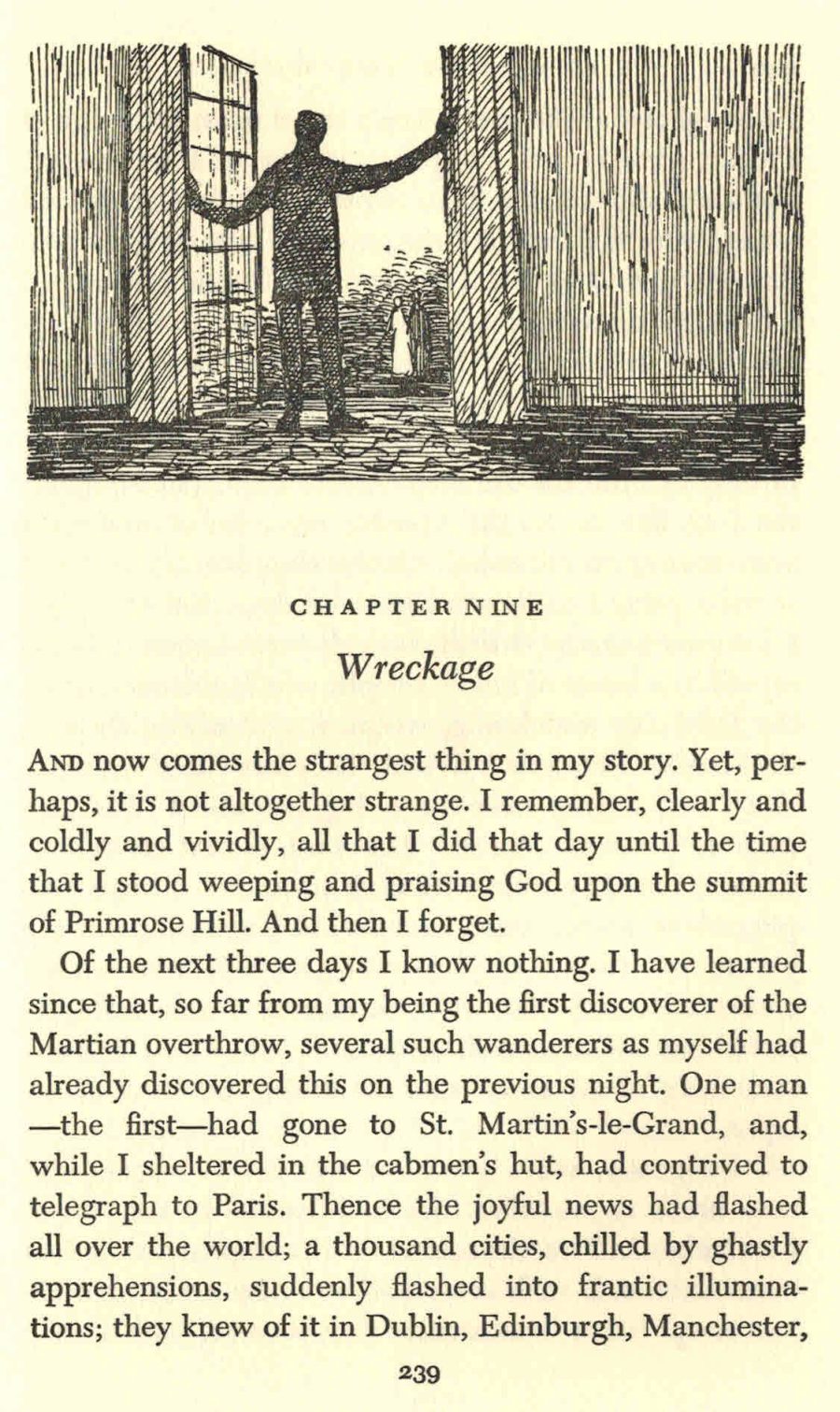 Edward Gorey Illustrates H.G. Wells’ The War of the Worlds in His Inimitable Gothic Style (1960) Wells4 e1494910159951