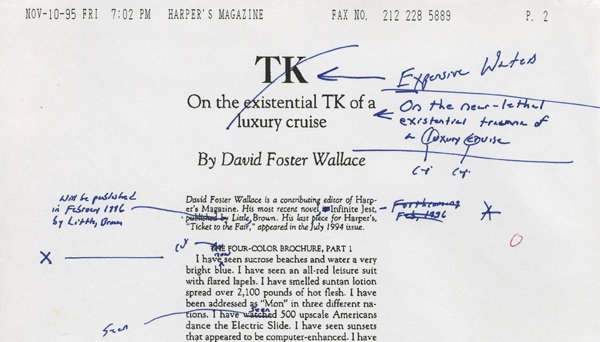 David foster wallace in his own words summary