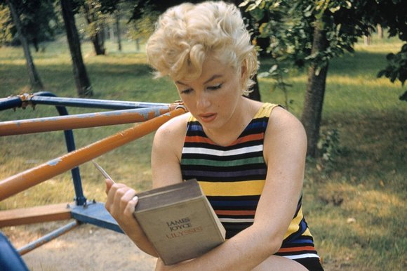 Marilyn Monroe Reads Joyce S Ulysses At The Playground