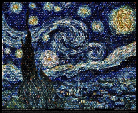 the starry night of van gogh