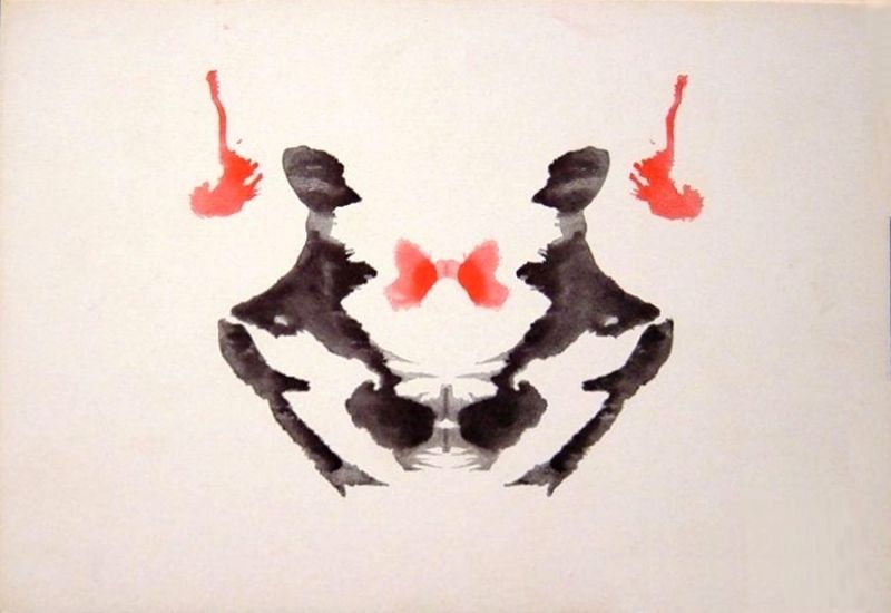 18 x 24 Rorschach Inkblot 1921 Nthe First Inkblot Test Devised By Hermann Rorschach Swiss Psychiatrist Poster Print by 1884-1922 