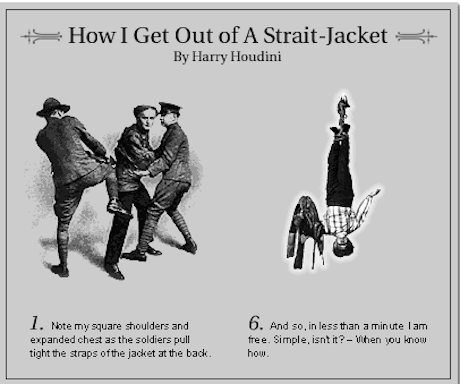 Watch Houdini Escape From a Strait Jacket, Then See How He Did It