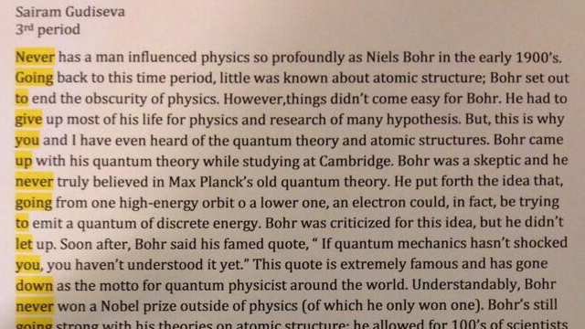 Student Rickrolls Teacher By Sneaking Rick Astley Lyrics into Quantum  Physics Paper