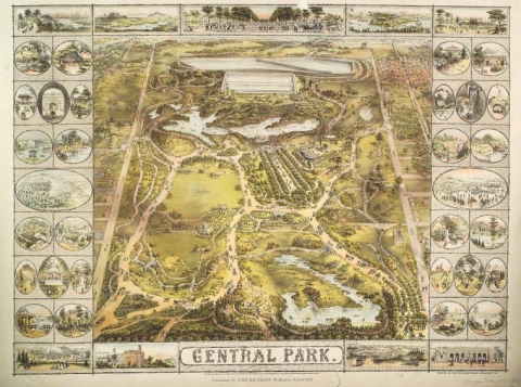 simple central park map