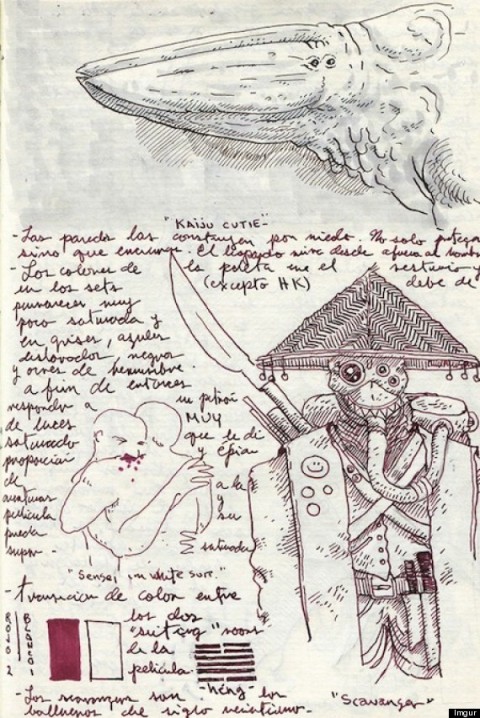 Sketches By Guillermo Del Toro Take You Inside The Director S