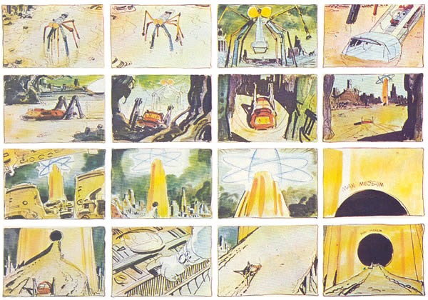 Moebius' Storyboards & Concept Art for Jodorowsky's Dune | Open