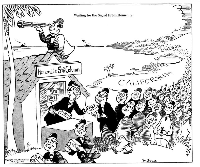 racist asian cartoon wwii