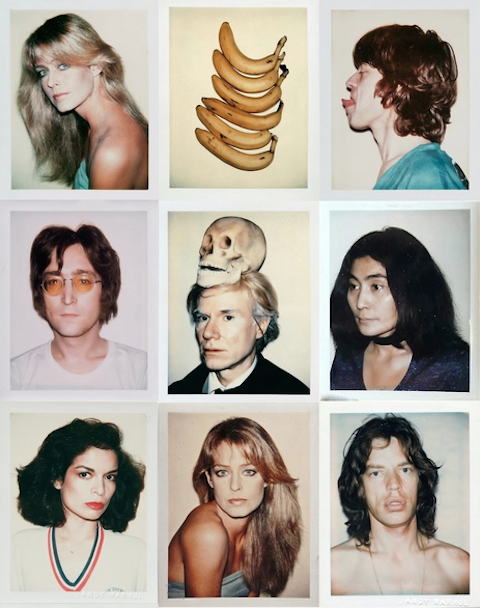 Andy Warhol's 85 Polaroid Portraits: Mick Jagger, Yoko Ono, O.J. ...
