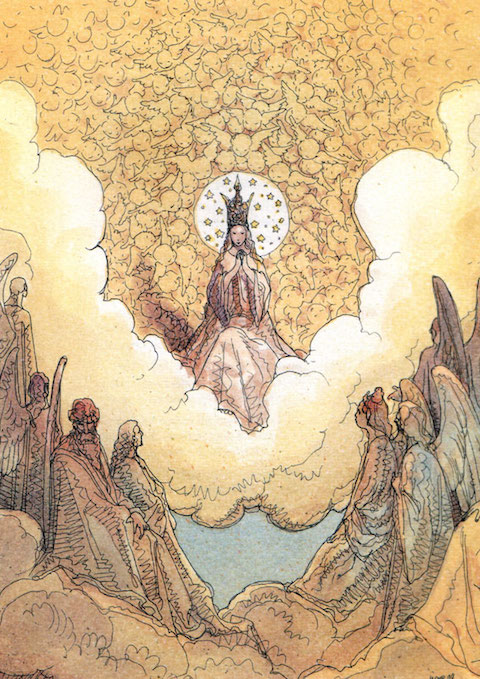 Mœbius Illustrates Dante S Paradiso Open Culture