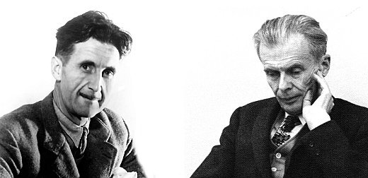 Image result for orwell and huxley