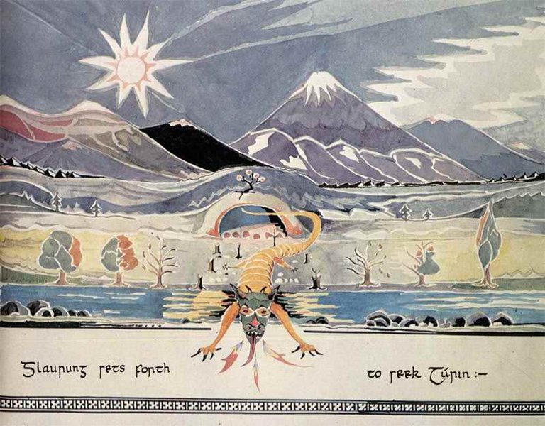 110 Drawings and Paintings by J.R.R. Tolkien: Of Middle