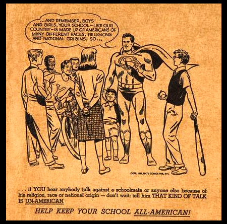 1950 Superman Poster Urged Kids To Defend All Americans Regardless Of Their Race Religion Or National Origin Open Culture