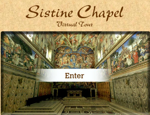 sistine chapel 3d virtual tour