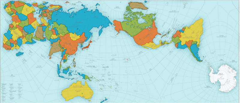 Amazing Maps - The size of Japan compared to the East