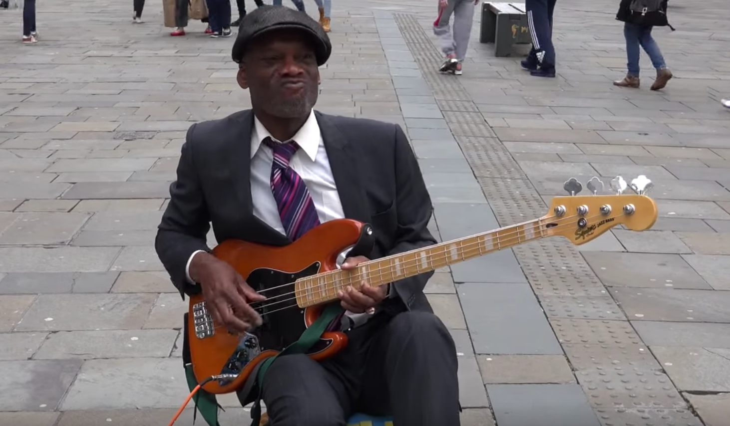 The Jimi Hendrix of the Bass: Watch a Busker Shred the Bass on the ...