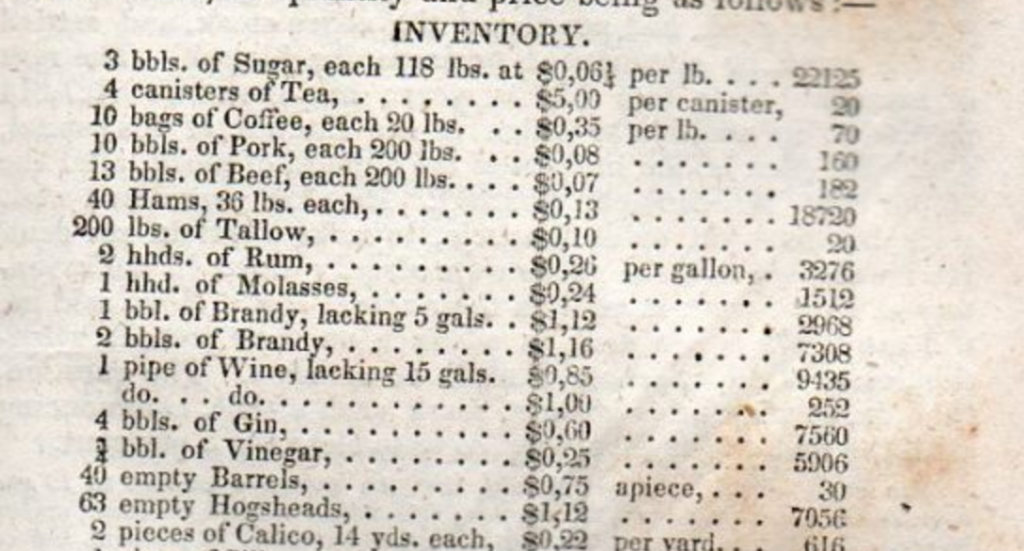 What It Cost to Shop at the Grocery Store in 1836, and What Goods You Could Buy Open Culture