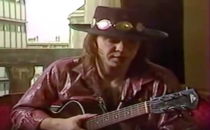 stevie ray vaughan acoustic