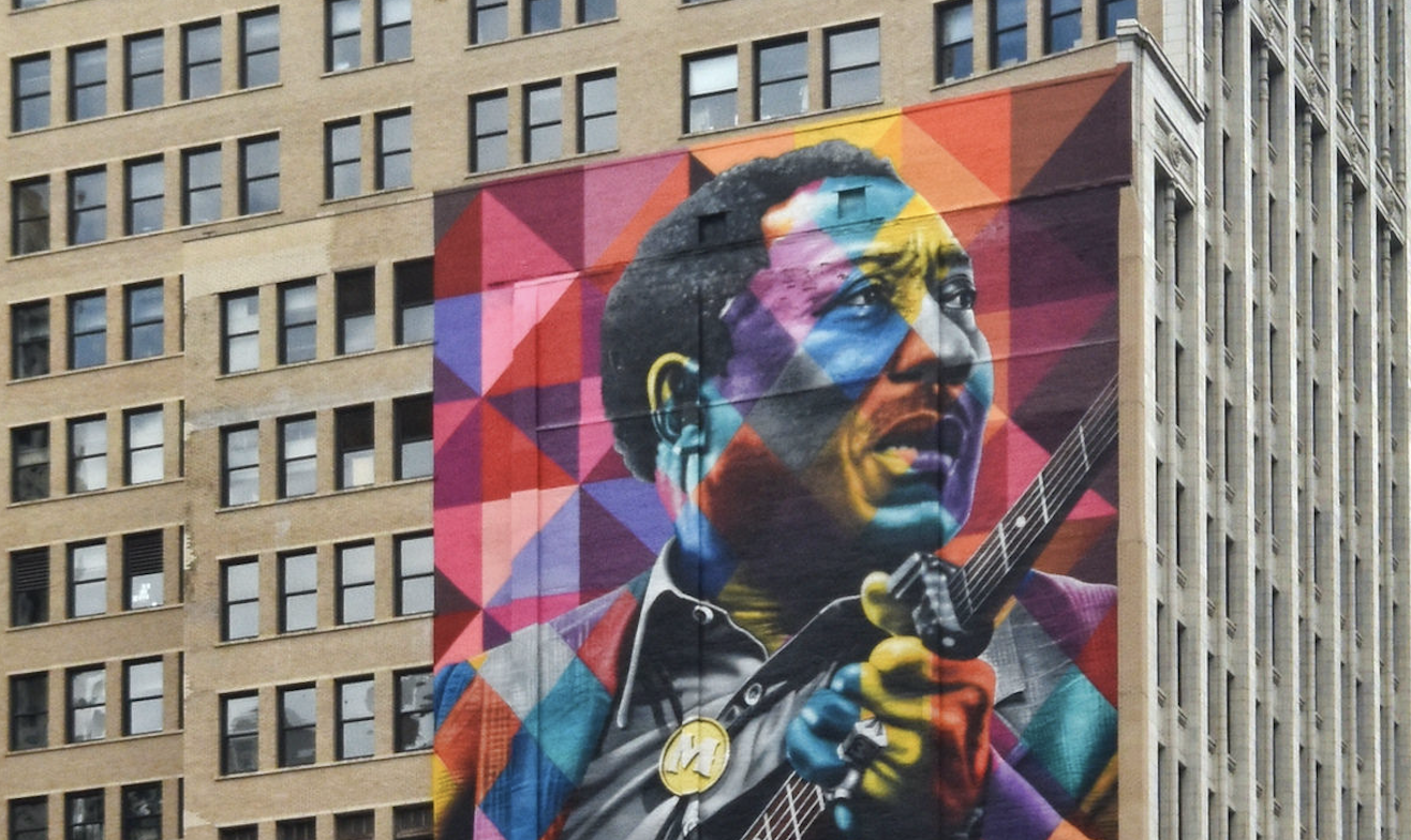 10-Story High Mural of Muddy Waters Goes Up in Chicago | Open Culture