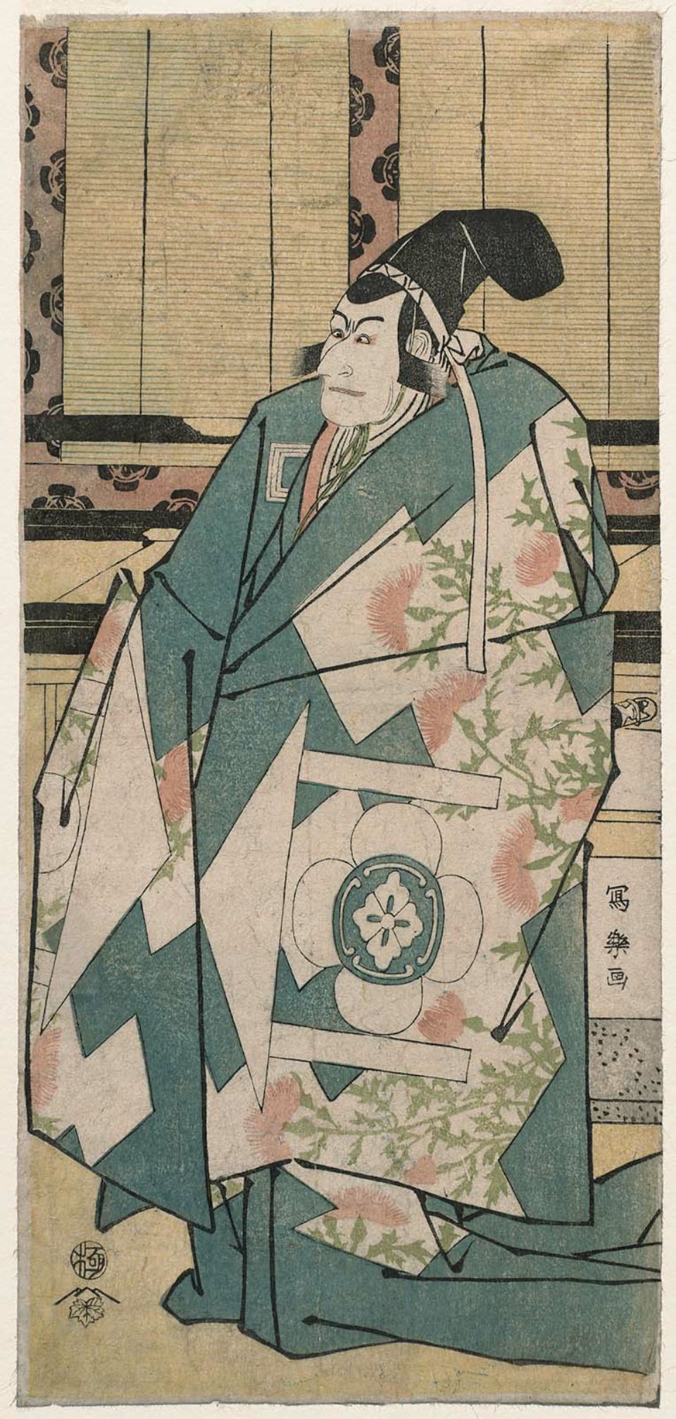 Japanese Kabuki Actors Captured in 18th-Century Woodblock Prints