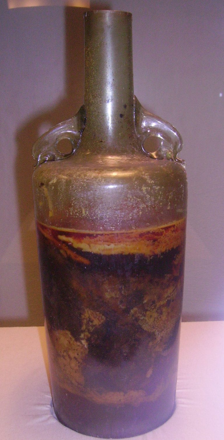 The Oldest Unopened Bottle of Wine in the World (Circa 350 AD) Open Culture