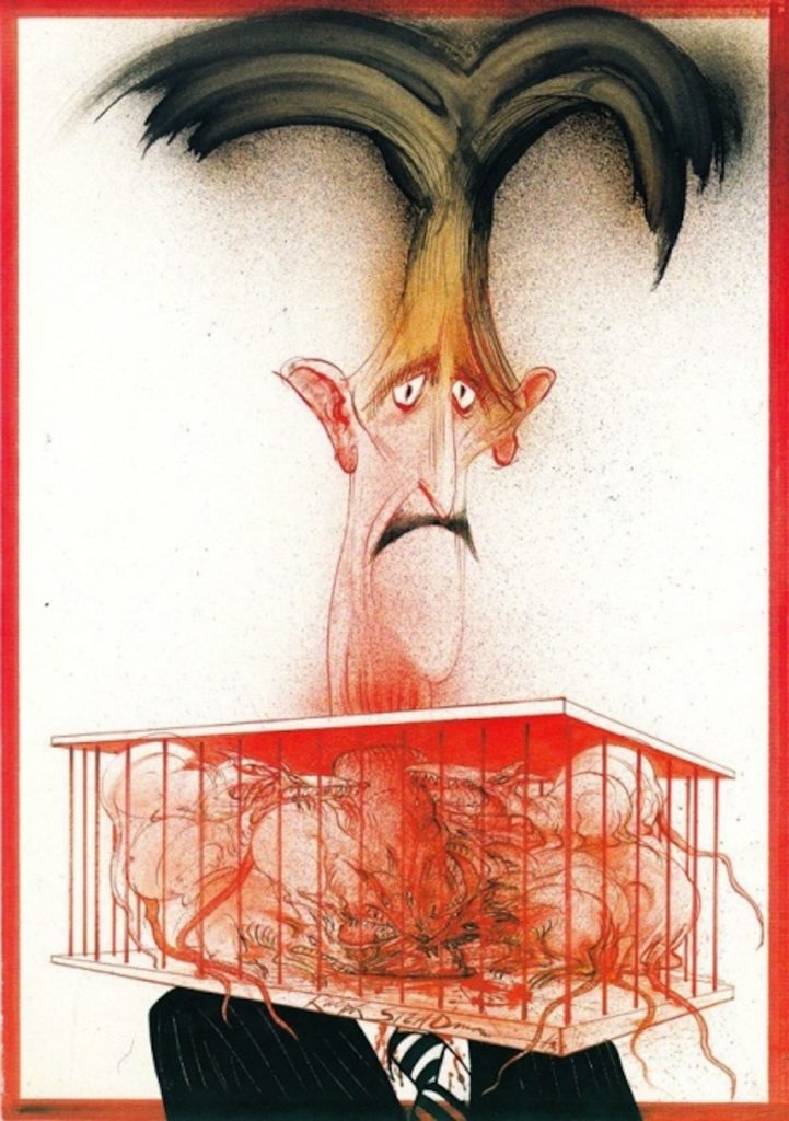 Ralph Steadman's Surrealist Illustrations of George Orwell's Animal