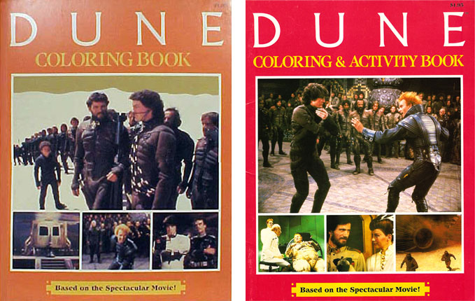 Download The Dune Coloring Activity Books When David Lynch S 1984 Film Created Countless Hours Of Peculiar Fun For Kids Open Culture