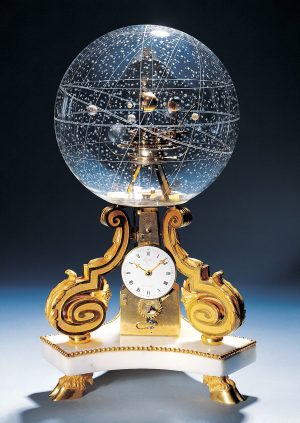 The Planetarium Table Clock: Magnificent 1775 Timepiece Tracks the ...