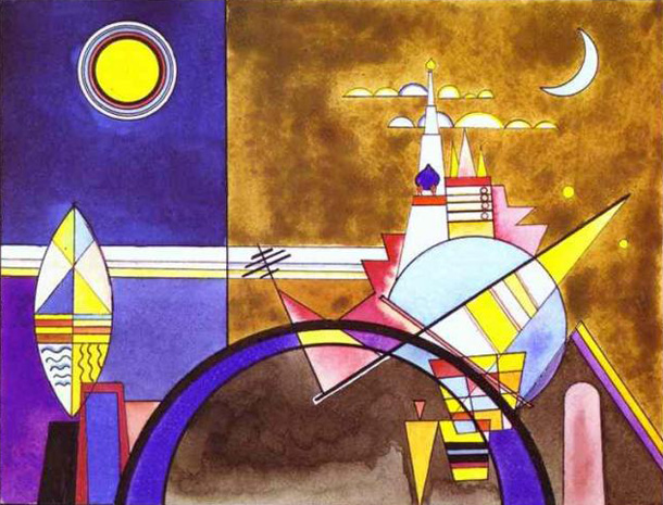 Abstract painting online kandinsky