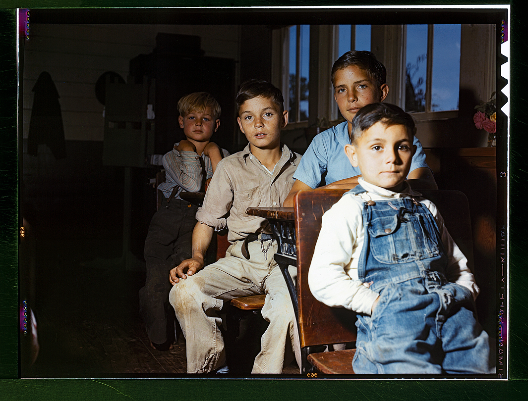 great depression pictures in color