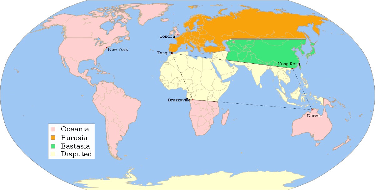 Oceania On World Map