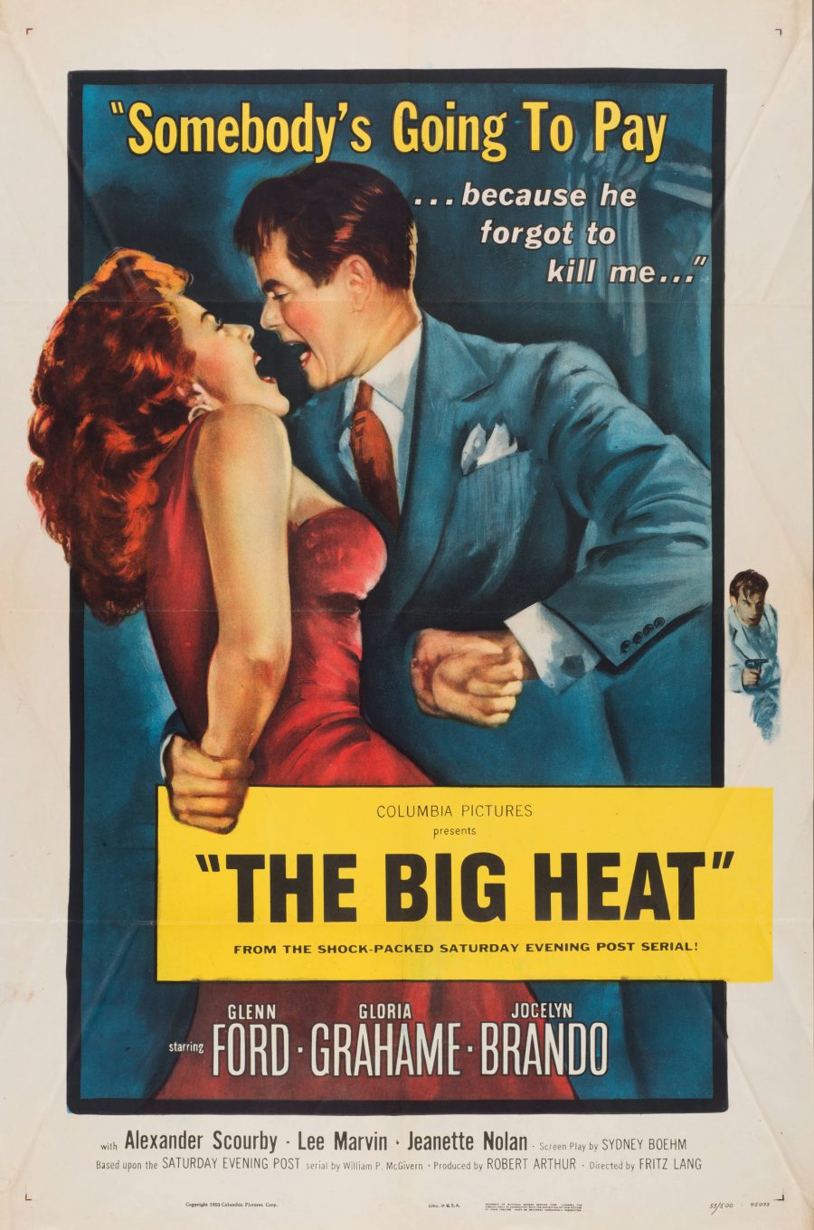 10,000 Classic Movie Posters Getting Digitized & Put Online by the Harry Ransom Center at UT-Austin: Free to Browse & Download The Big Heat e1516348098796