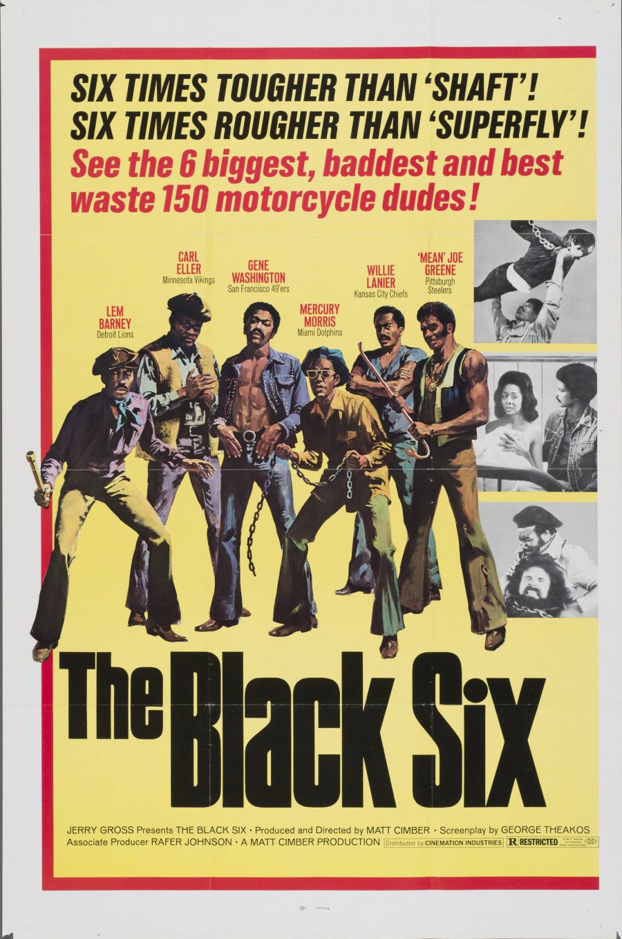 10,000 Classic Movie Posters Getting Digitized & Put Online by the Harry Ransom Center at UT-Austin: Free to Browse & Download The Black Six e1516348086554