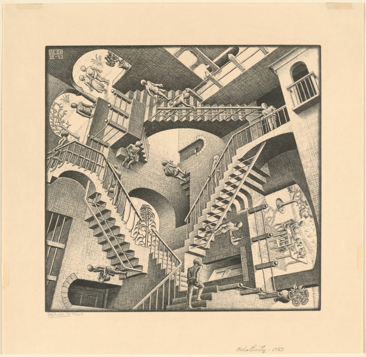 Escher # 19 cm 100x70 Poster Stampa Grafica Printing Digital Fine Art papiarte 