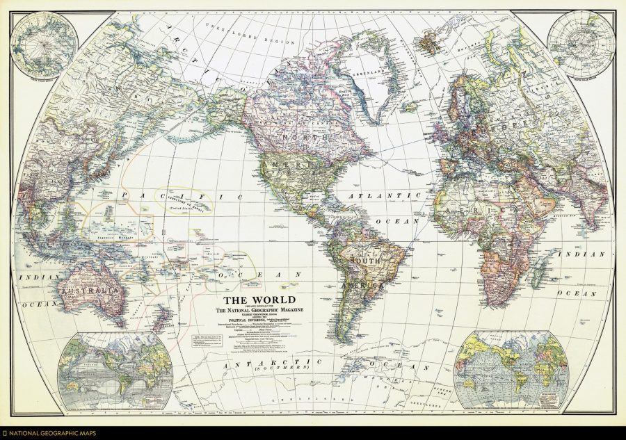 National Geographic Has Digitized Its Collection Of 6000 Vintage Maps