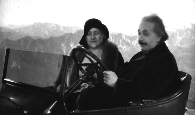 Newly Unearthed Footage Shows Albert Einstein Driving a Flying Car ...