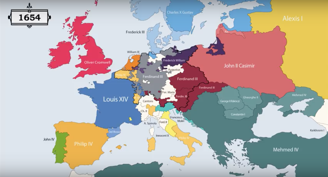 All of the Rulers of Europe Over the Past 2,400 Years Presented in a ...