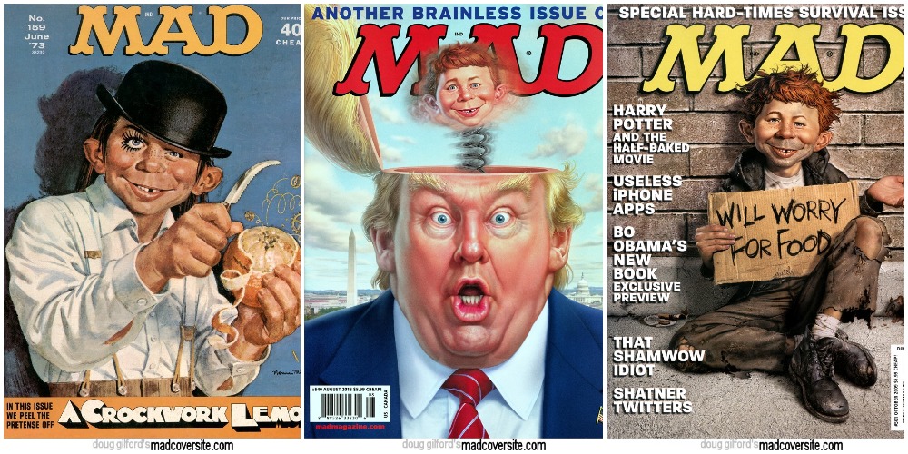 vintage mad magazine covers