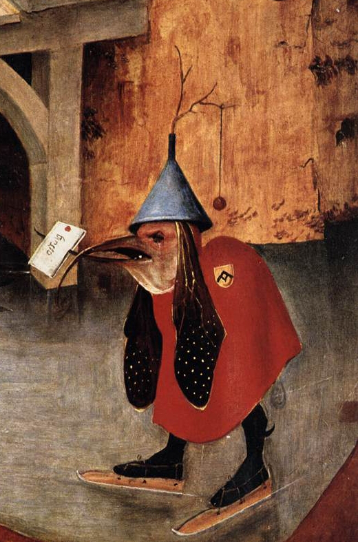 The Hieronymus Bosch Demon Bird Was Spotted Riding the New York