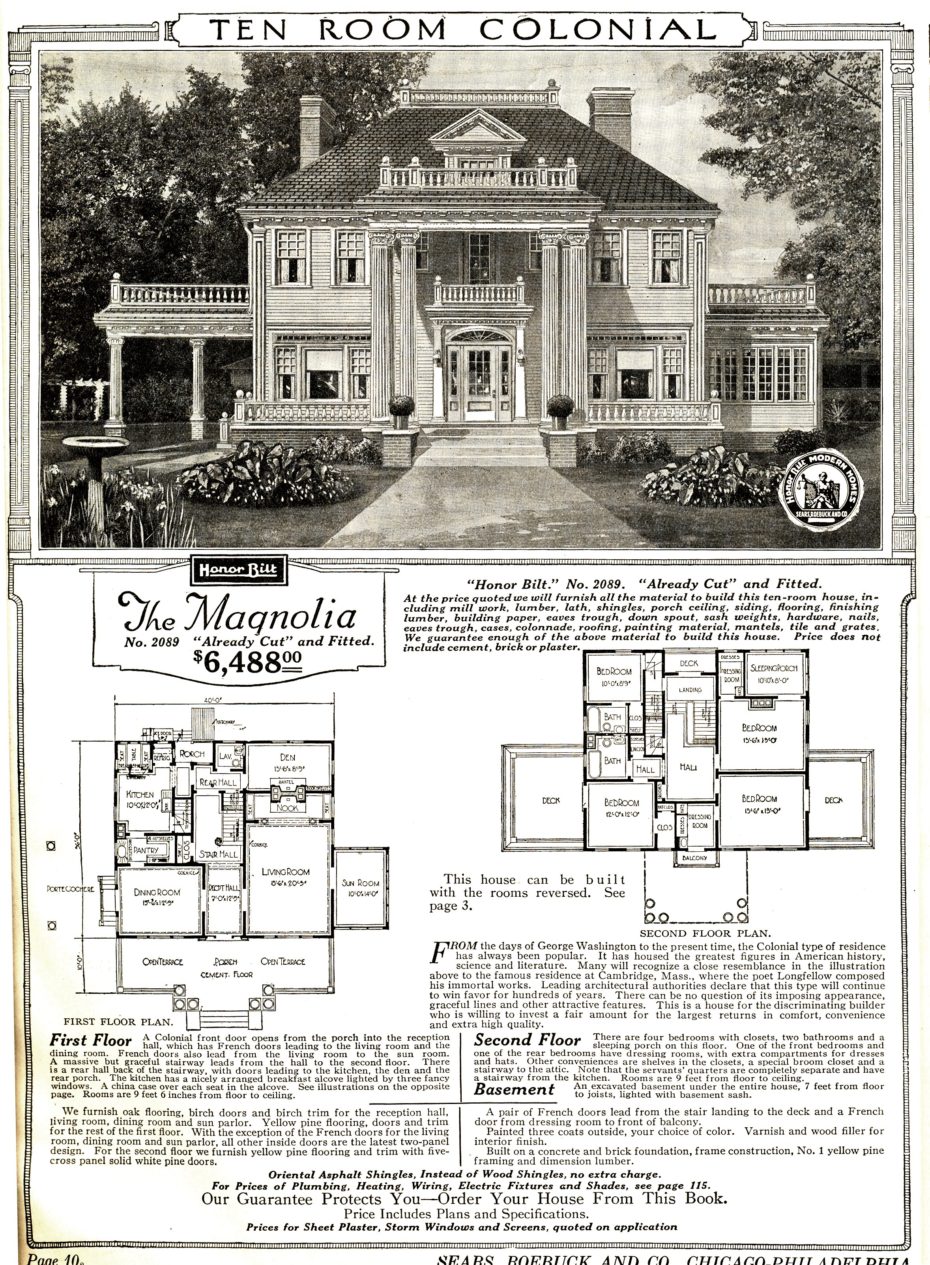 Sears Sold 75 000 Diy Mail Order Homes Between 1908 And 1939 And