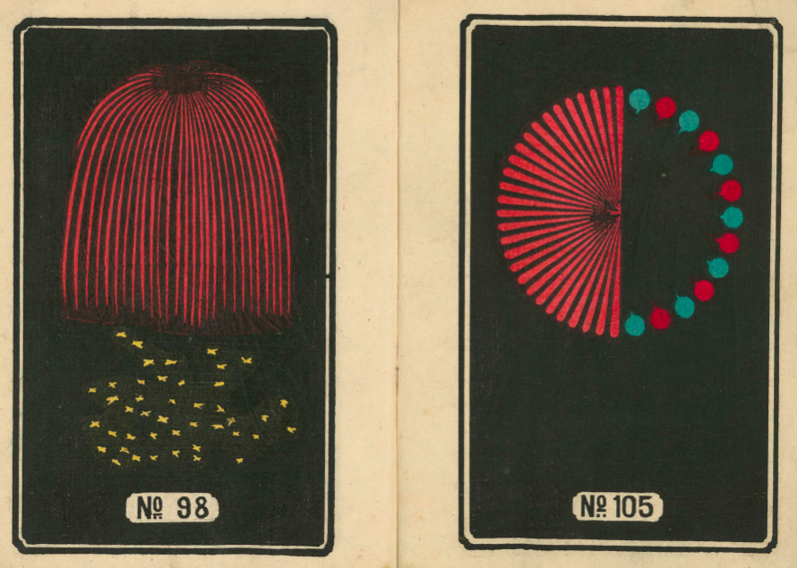 Hundreds Of Wonderful Japanese Firework Designs From The Early 1900s Digitized And Free To Download Open Culture