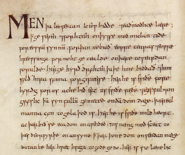 These Four Manuscripts Contain All Of The Literature Written In Old English and Beyond That