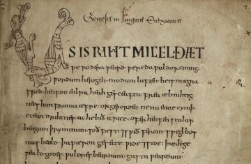 edit text in old manuscript style