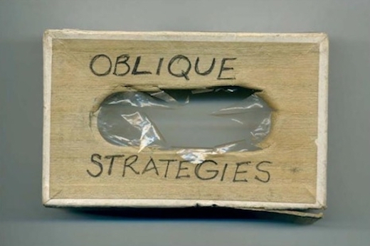 brian eno cards oblique strategies app