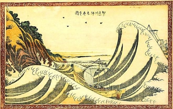 Hokusai Wave Original