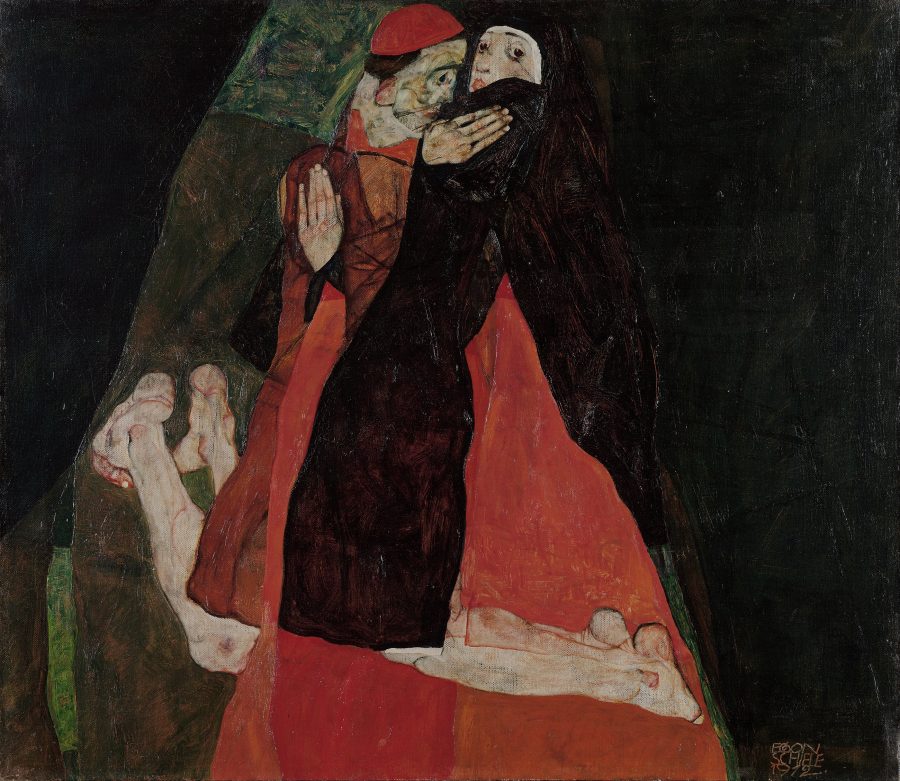 New Digital Archive Will Feature the Complete Works of Egon Schiele: Start with 419 Paintings, Drawings & Sculptures egon schiele cardinal and nun caress 1912 expressionism pc e1545638915703