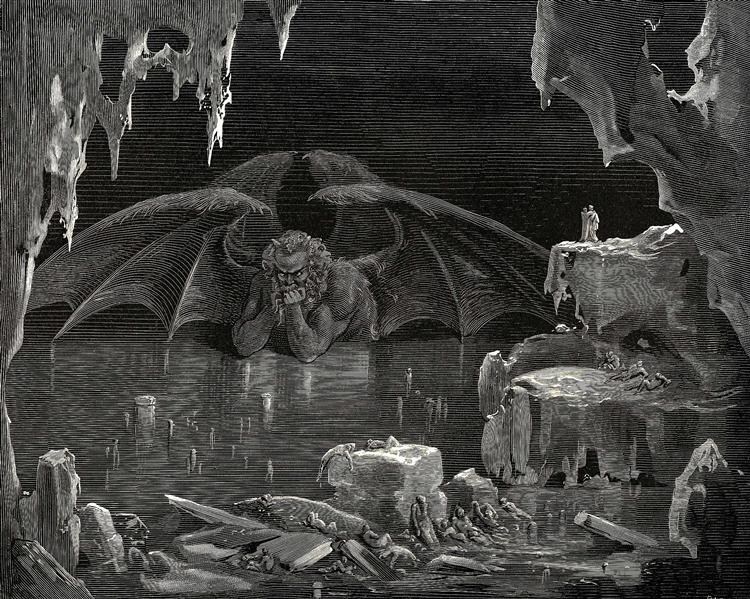 Dante Inferno by Dore t22 Photograph by Historic illustrations