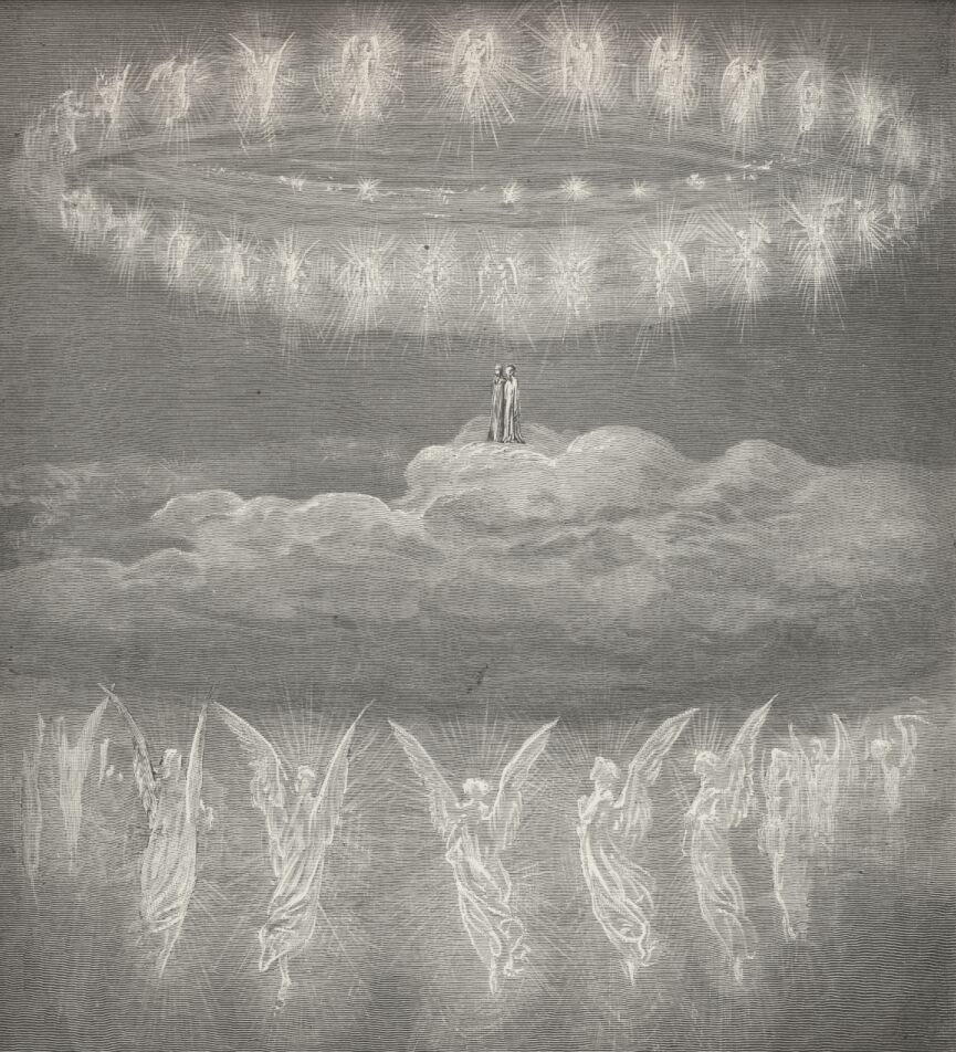 Gustave Doré - O Inferno de Dante - Dantes Curiosidade: Uma Ilustração de  Círculos do Inferno - Art Print