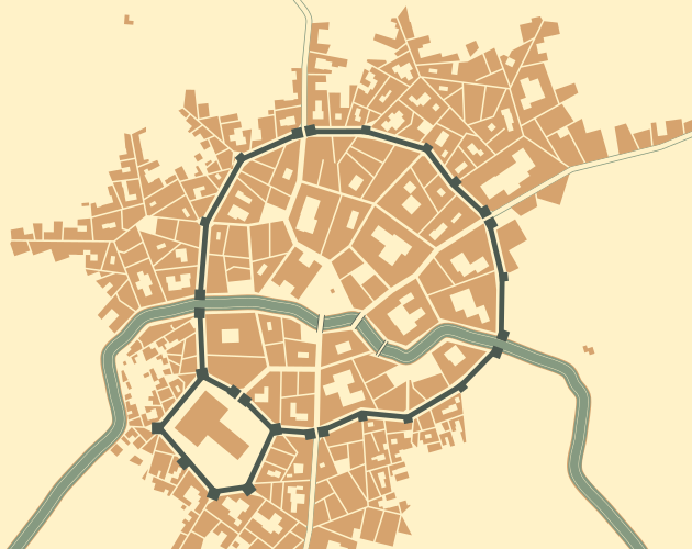 The Medieval City Plan Generator: A Fun Way to Own Imaginary Medieval Cities | Open Culture